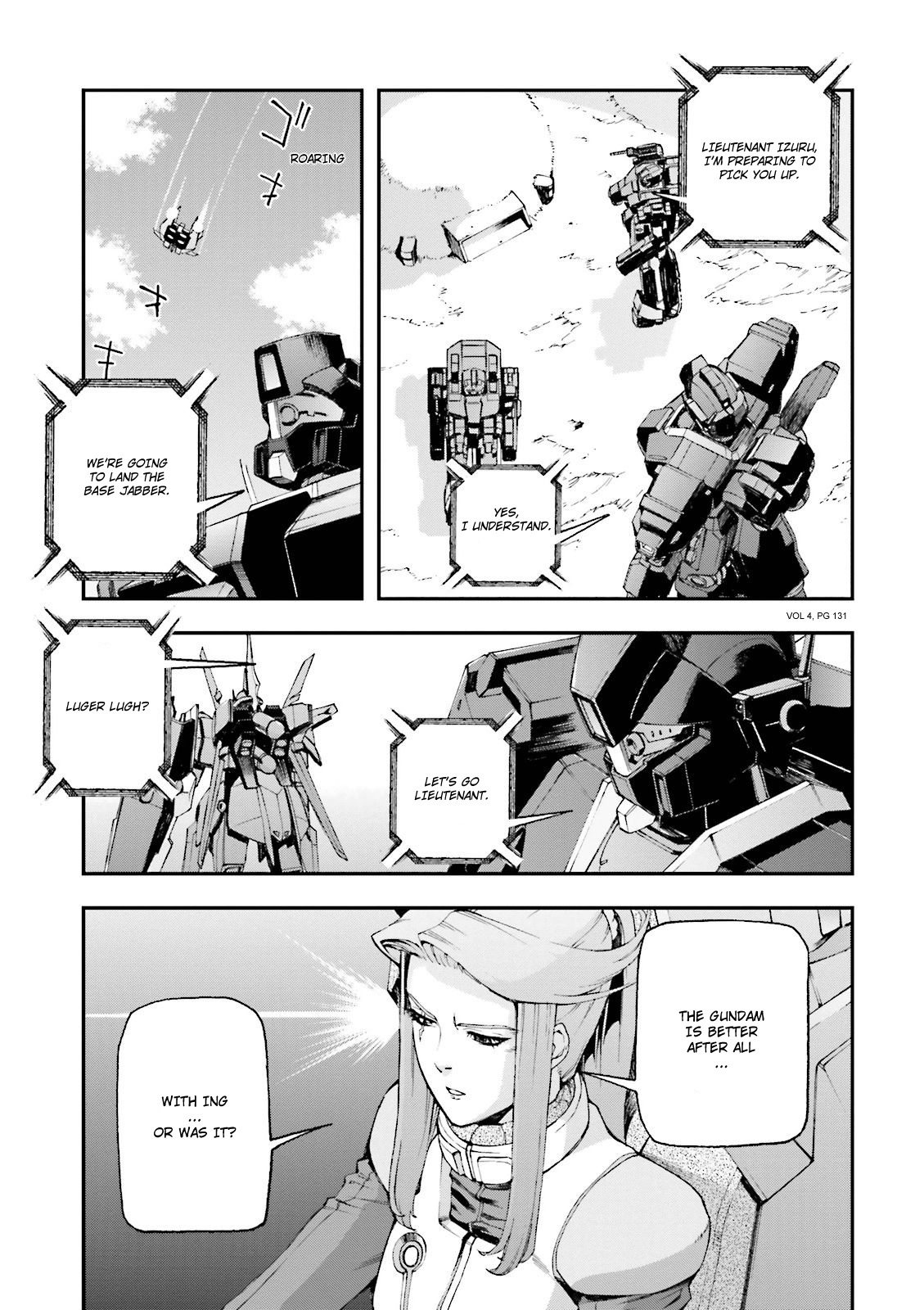 Kidou Senshi Gundam U.c. 0094 - Across The Sky - Vol.4 Chapter 15: Something That Soars, Something That Crawls.