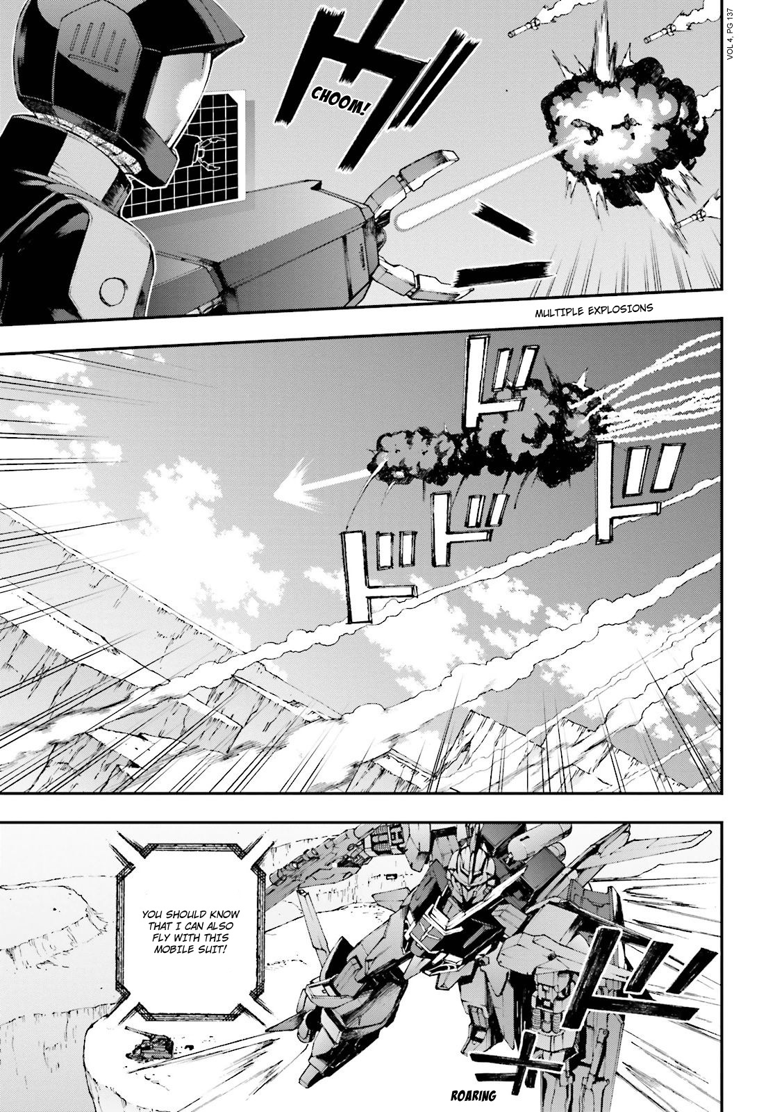 Kidou Senshi Gundam U.c. 0094 - Across The Sky - Vol.4 Chapter 15: Something That Soars, Something That Crawls.