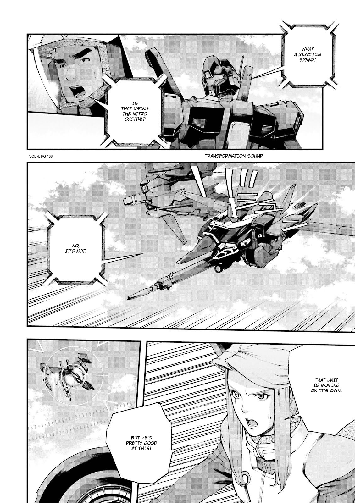 Kidou Senshi Gundam U.c. 0094 - Across The Sky - Vol.4 Chapter 15: Something That Soars, Something That Crawls.