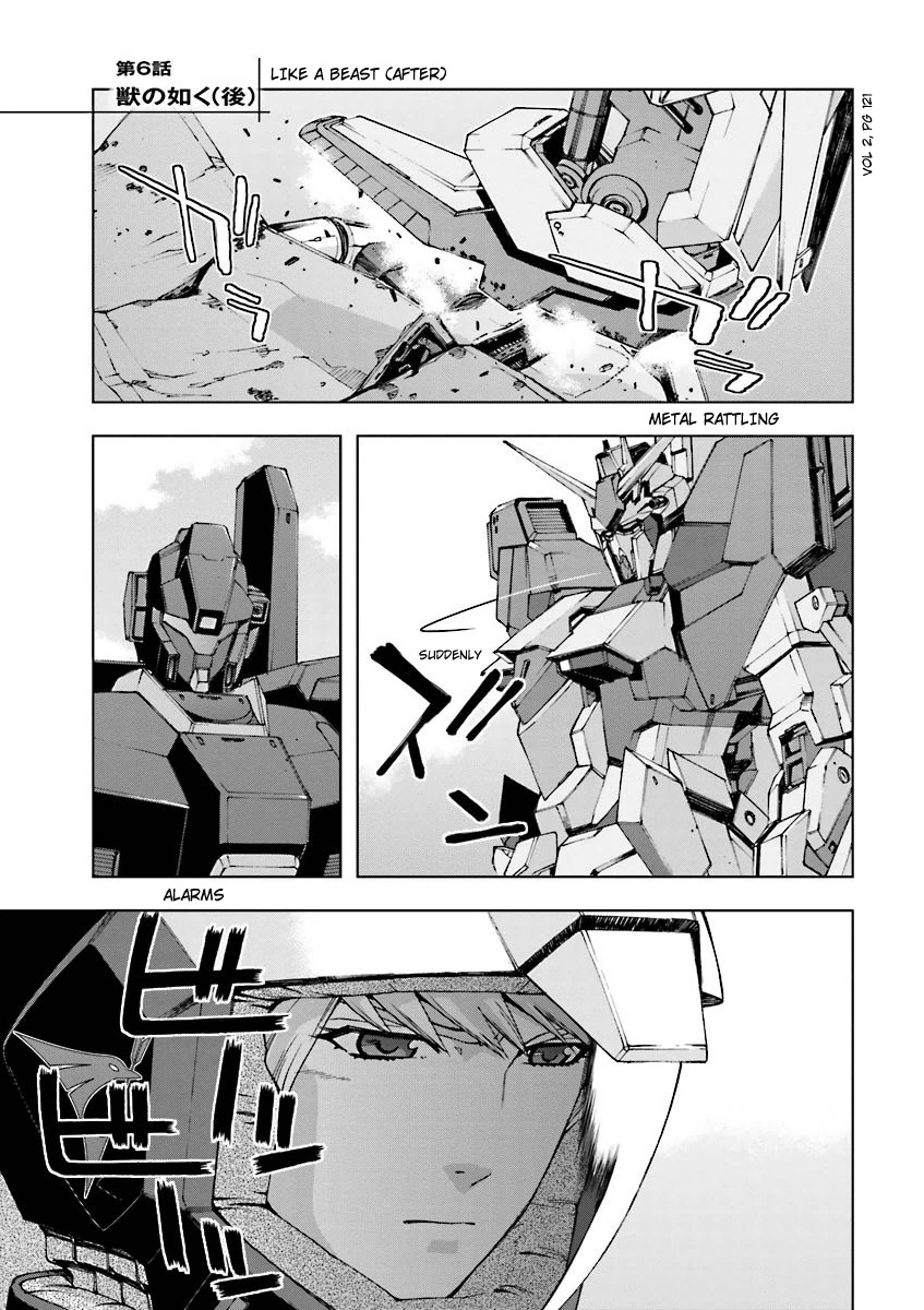 Kidou Senshi Gundam U.c. 0094 - Across The Sky - Vol.2 Chapter 6: Like A Beast (After)