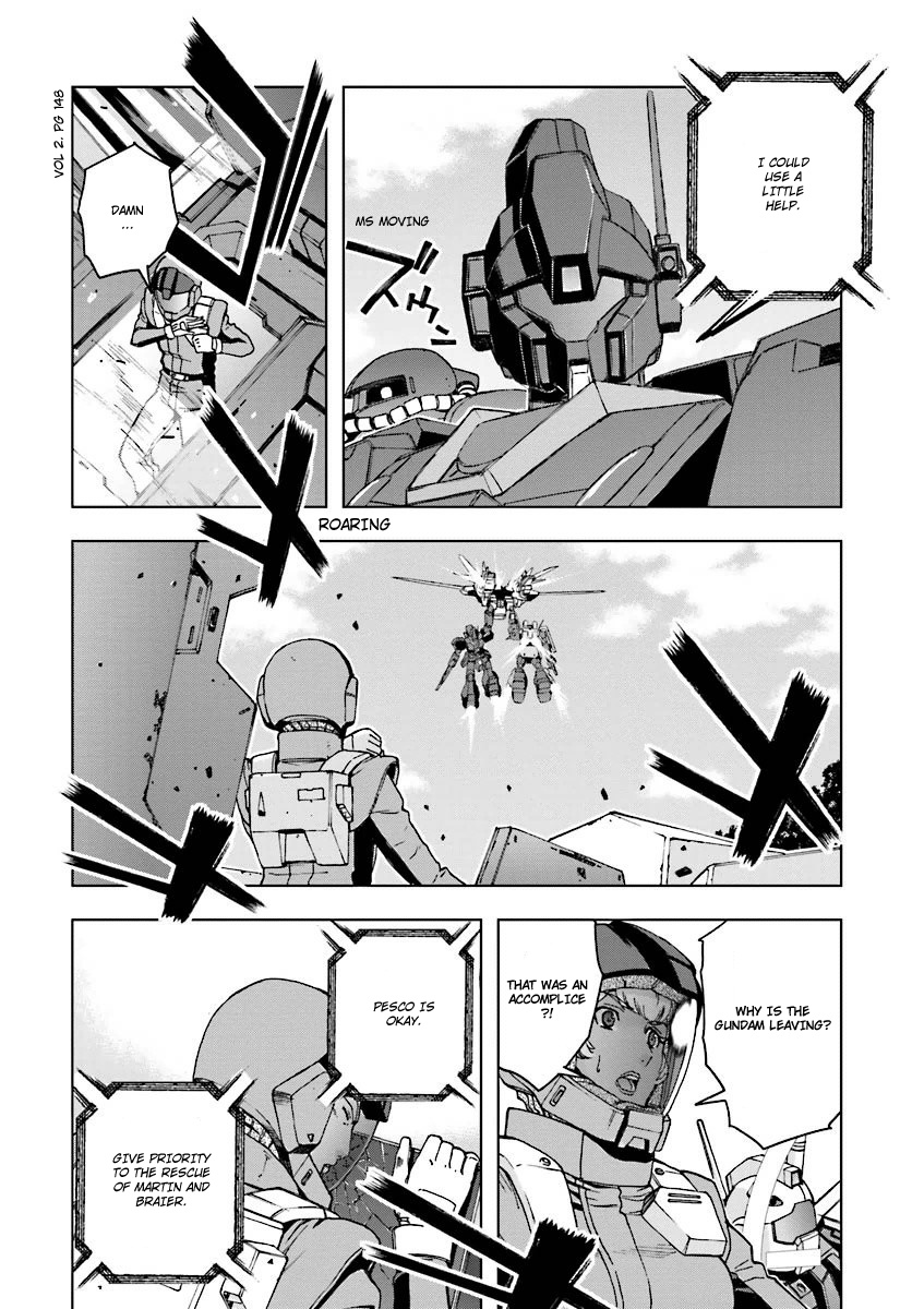 Kidou Senshi Gundam U.c. 0094 - Across The Sky - Vol.2 Chapter 6: Like A Beast (After)