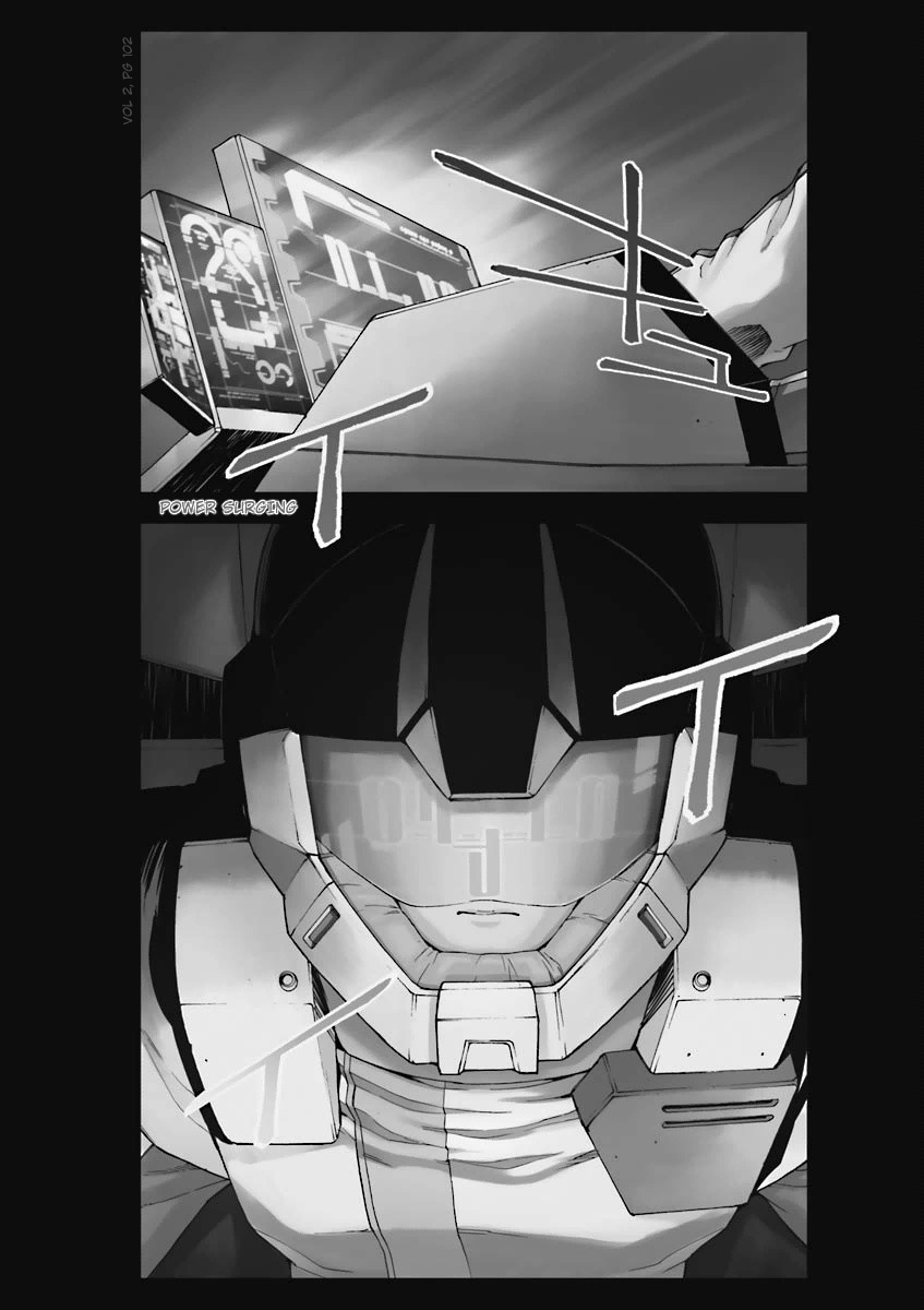 Kidou Senshi Gundam U.c. 0094 - Across The Sky - Vol.2 Chapter 5: Like A Beast (Before)