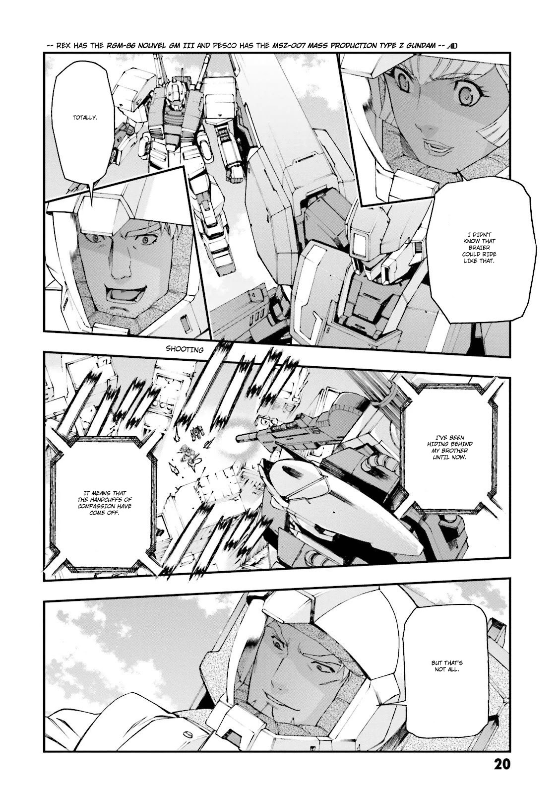 Kidou Senshi Gundam U.c. 0094 - Across The Sky - Chapter 8: The Sound Of Sleeves Rubbing