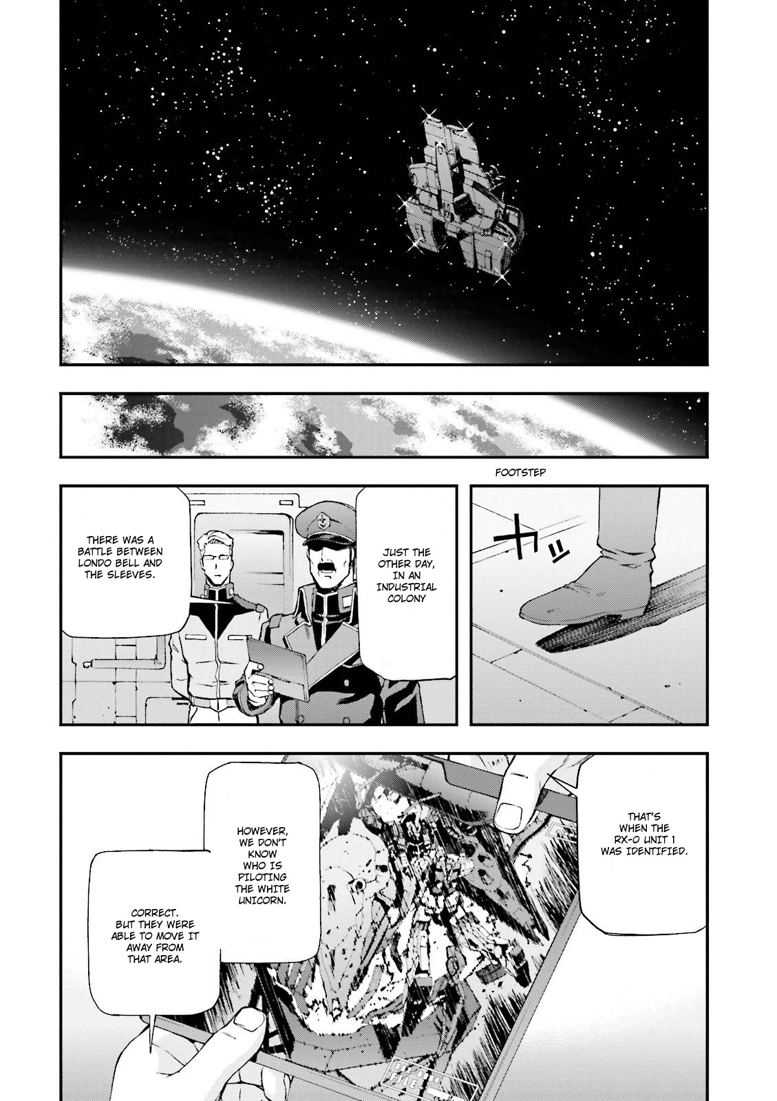 Kidou Senshi Gundam U.c. 0094 - Across The Sky - Vol.4 Chapter 16: Ryude Departs