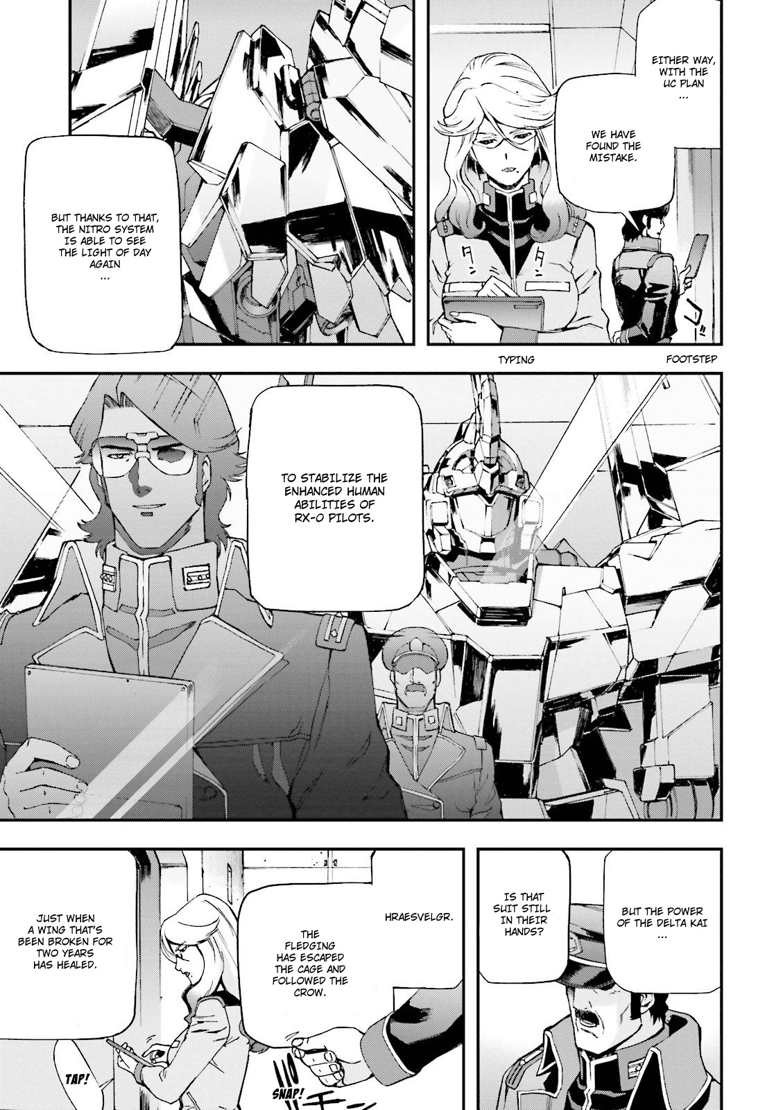 Kidou Senshi Gundam U.c. 0094 - Across The Sky - Vol.4 Chapter 16: Ryude Departs