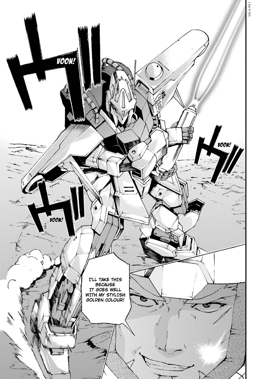 Kidou Senshi Gundam U.c. 0094 - Across The Sky - Vol.4 Chapter 13: Blue Flames Intertwine