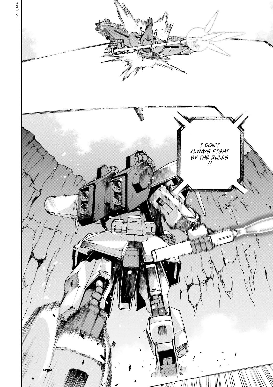 Kidou Senshi Gundam U.c. 0094 - Across The Sky - Vol.4 Chapter 13: Blue Flames Intertwine