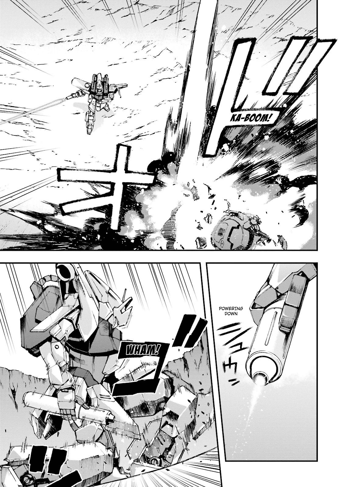 Kidou Senshi Gundam U.c. 0094 - Across The Sky - Vol.4 Chapter 13: Blue Flames Intertwine