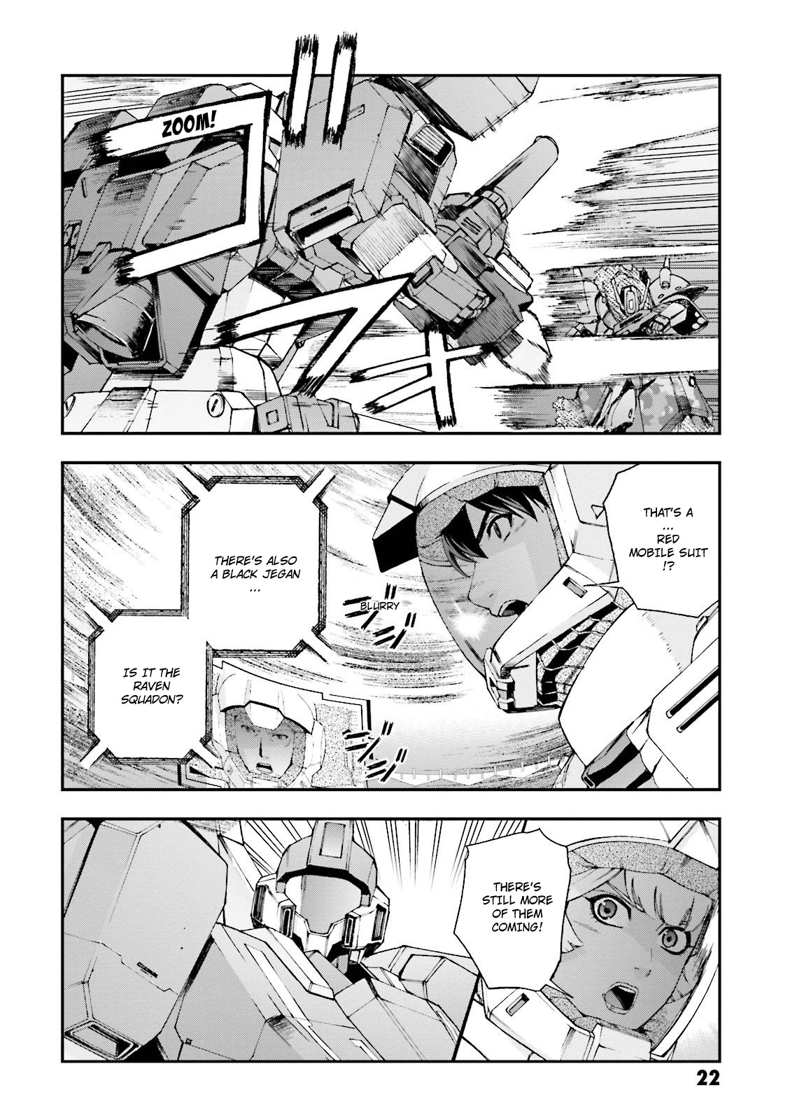 Kidou Senshi Gundam U.c. 0094 - Across The Sky - Vol.4 Chapter 13: Blue Flames Intertwine