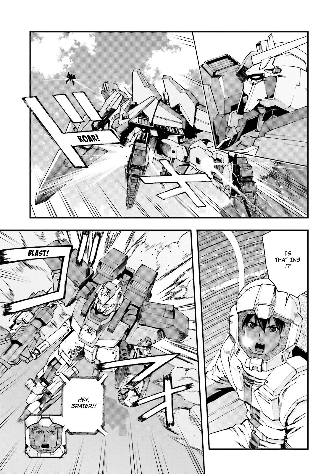 Kidou Senshi Gundam U.c. 0094 - Across The Sky - Vol.4 Chapter 13: Blue Flames Intertwine