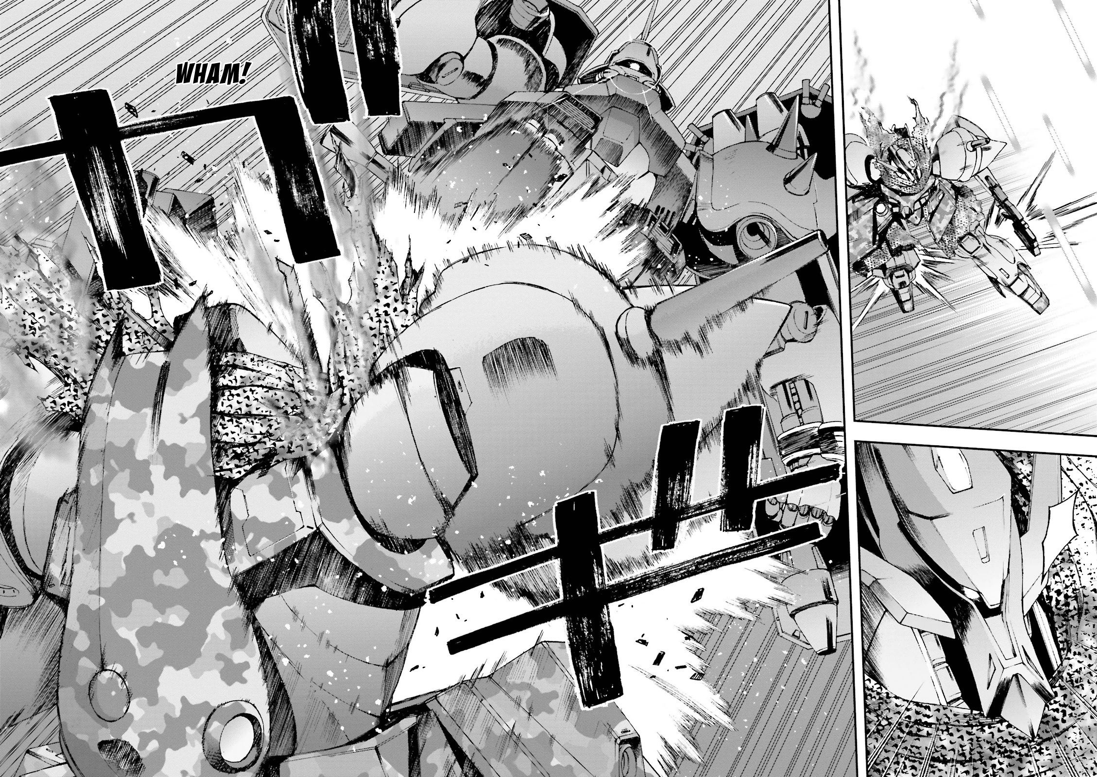 Kidou Senshi Gundam U.c. 0094 - Across The Sky - Vol.4 Chapter 13: Blue Flames Intertwine