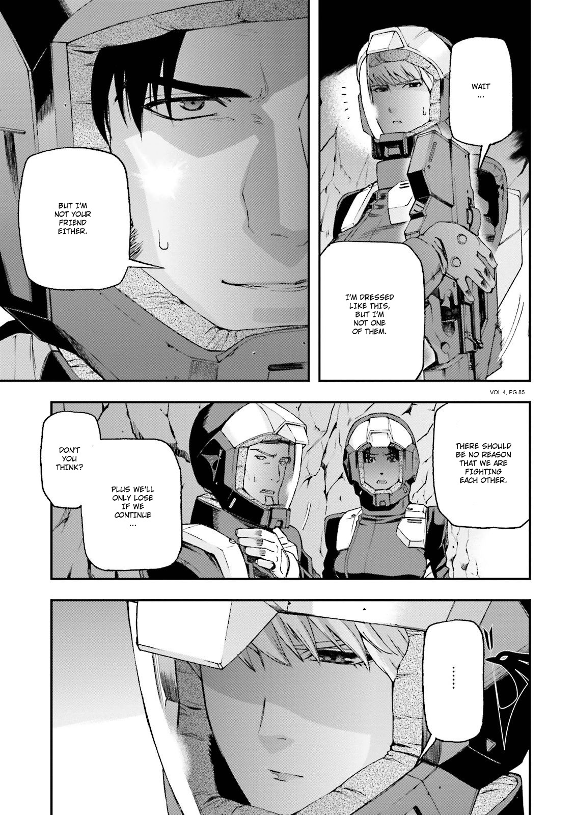 Kidou Senshi Gundam U.c. 0094 - Across The Sky - Vol.4 Chapter 14: Delta Kai Stance