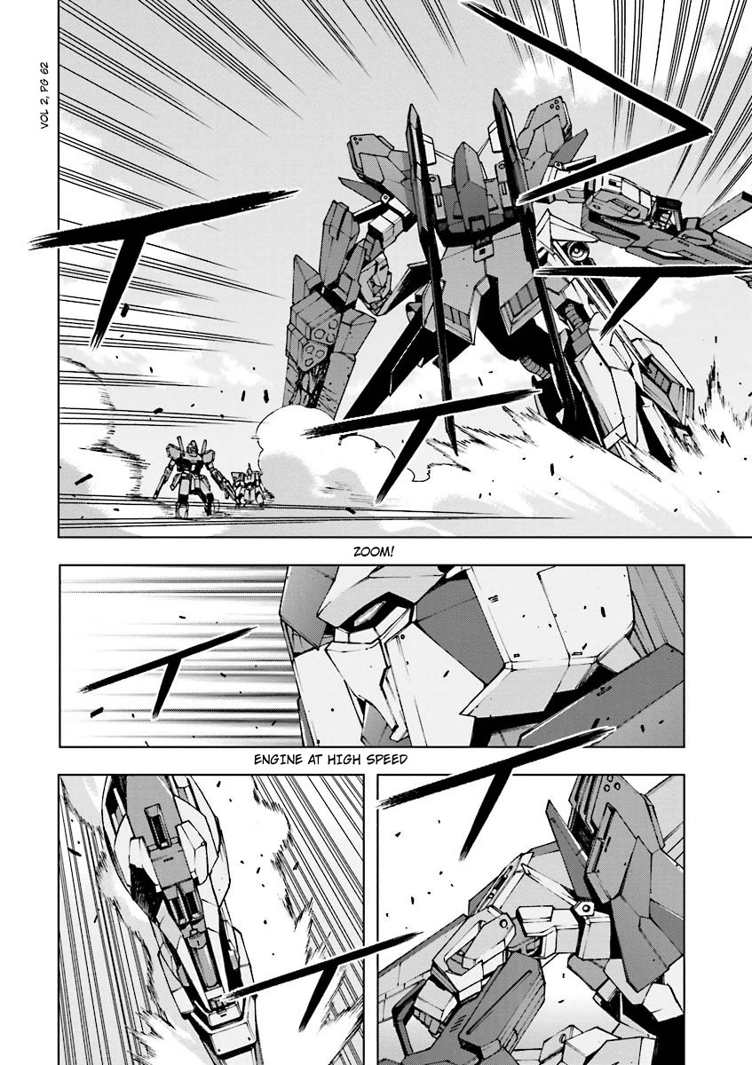 Kidou Senshi Gundam U.c. 0094 - Across The Sky - Vol.2 Chapter 4: Blue Flame Start