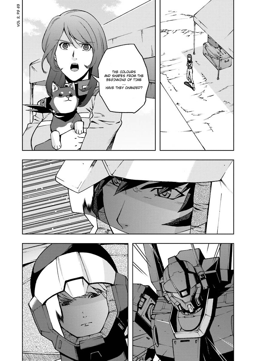 Kidou Senshi Gundam U.c. 0094 - Across The Sky - Vol.2 Chapter 4: Blue Flame Start