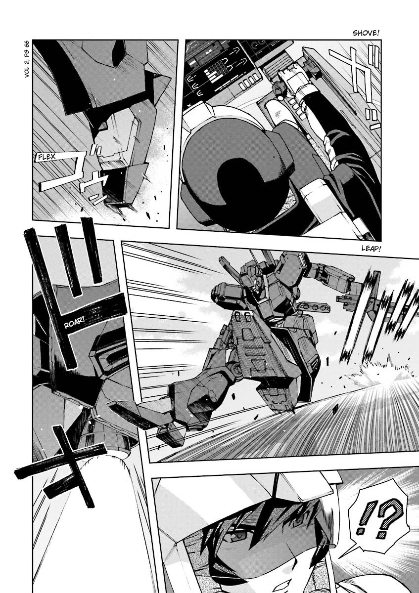 Kidou Senshi Gundam U.c. 0094 - Across The Sky - Vol.2 Chapter 4: Blue Flame Start