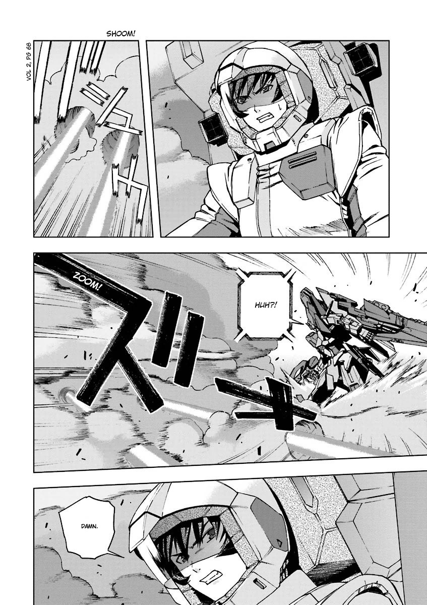 Kidou Senshi Gundam U.c. 0094 - Across The Sky - Vol.2 Chapter 4: Blue Flame Start