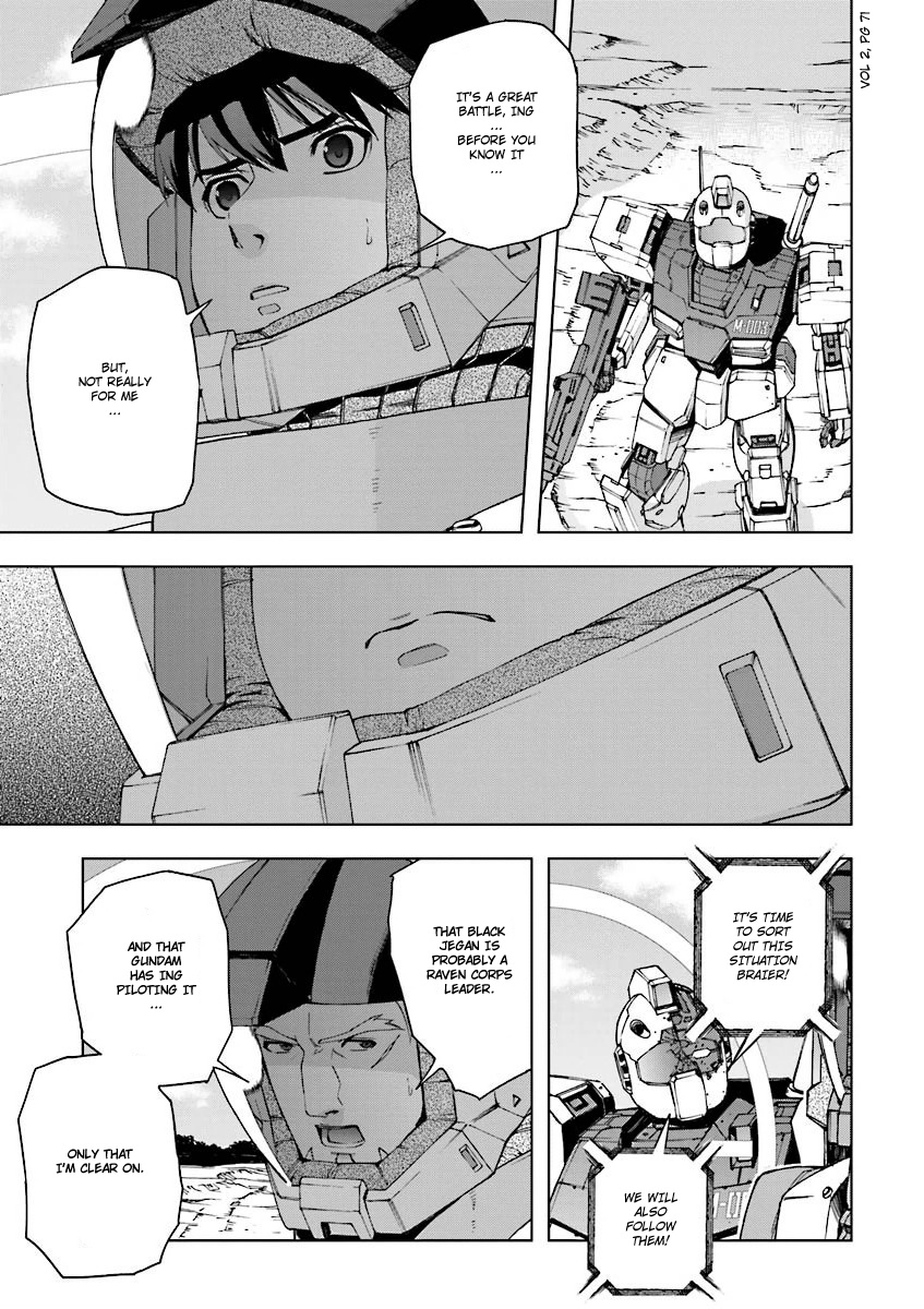 Kidou Senshi Gundam U.c. 0094 - Across The Sky - Vol.2 Chapter 4: Blue Flame Start