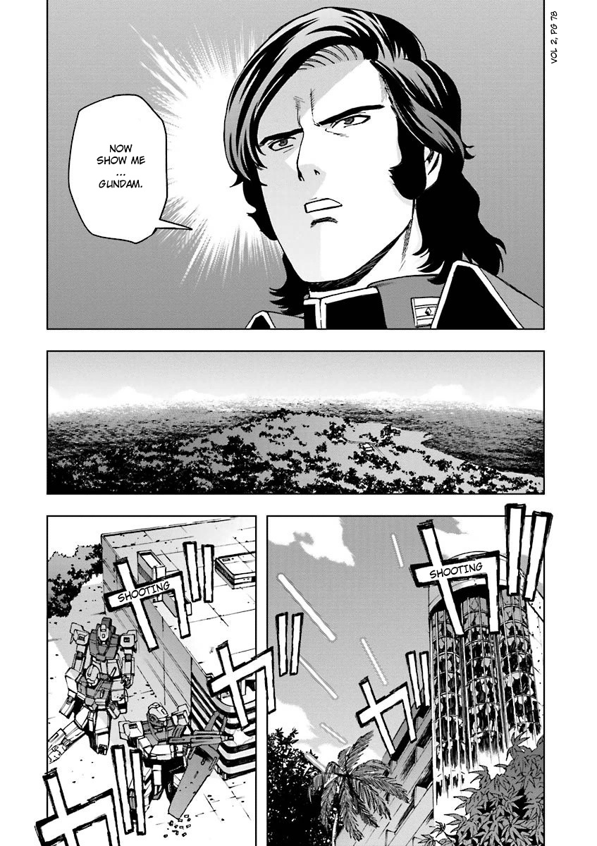 Kidou Senshi Gundam U.c. 0094 - Across The Sky - Vol.2 Chapter 4: Blue Flame Start