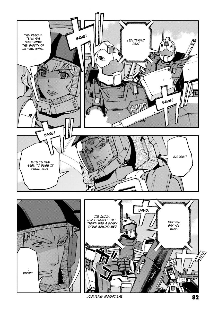 Kidou Senshi Gundam U.c. 0094 - Across The Sky - Vol.2 Chapter 4: Blue Flame Start