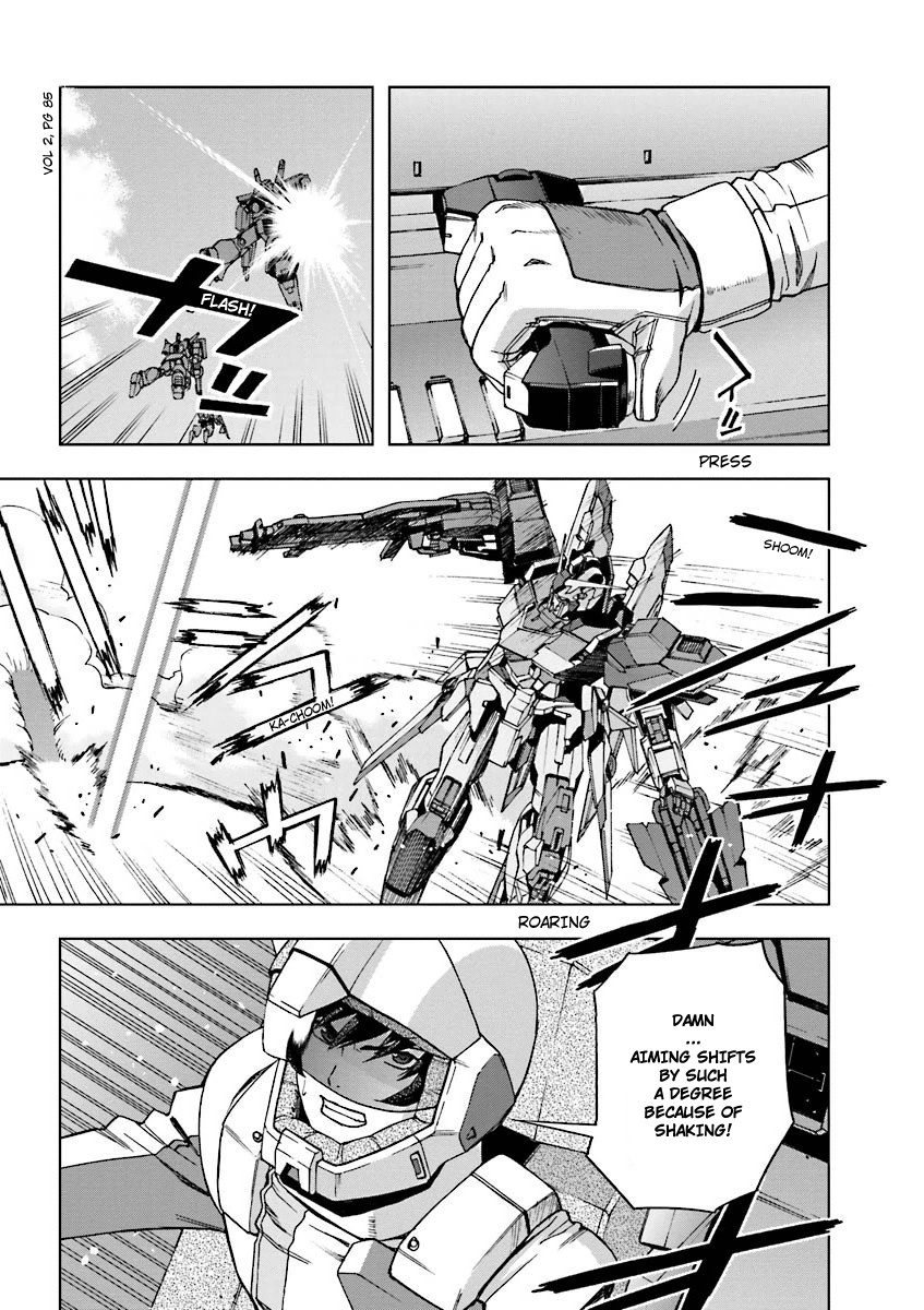 Kidou Senshi Gundam U.c. 0094 - Across The Sky - Vol.2 Chapter 4: Blue Flame Start