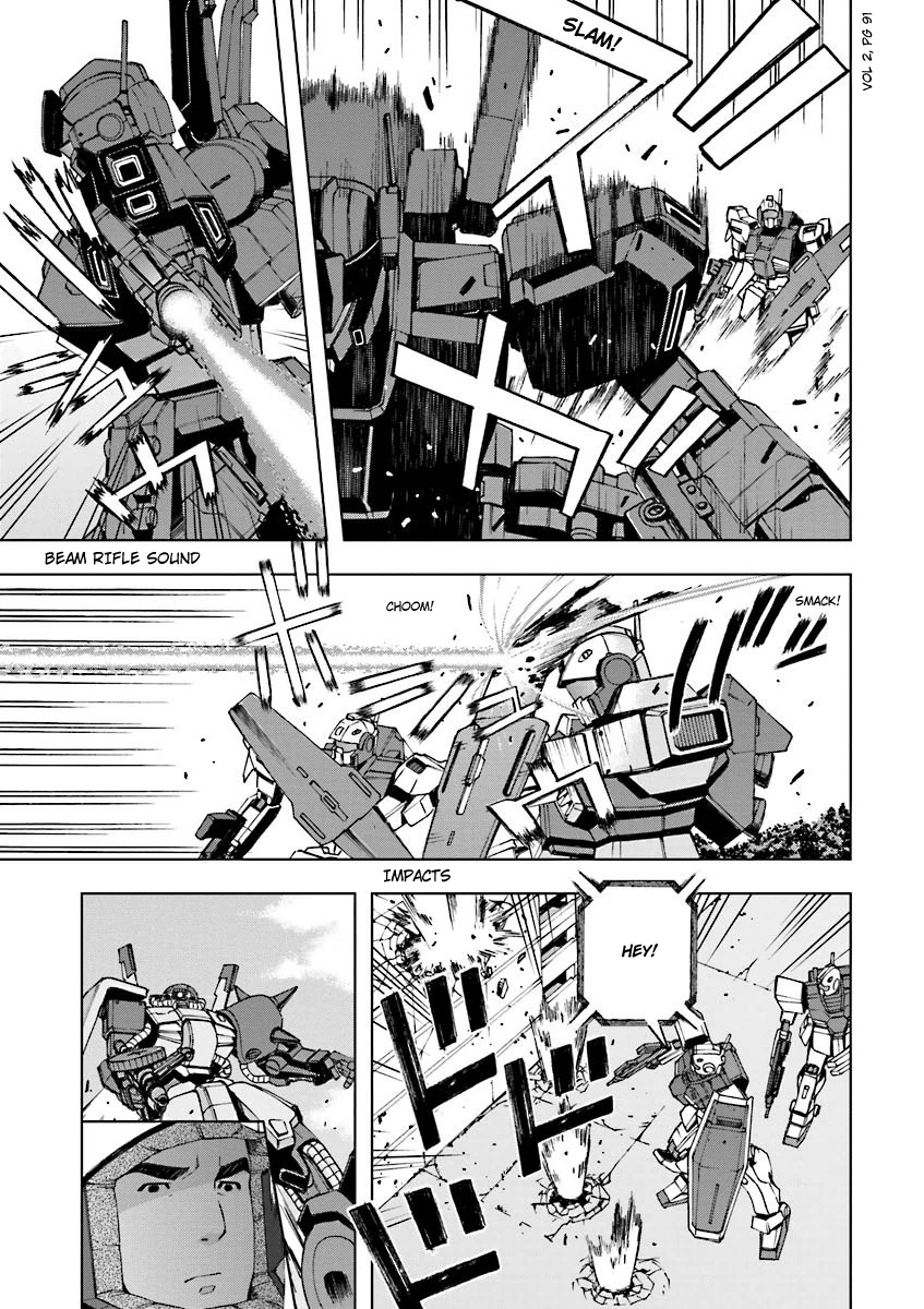 Kidou Senshi Gundam U.c. 0094 - Across The Sky - Vol.2 Chapter 4: Blue Flame Start