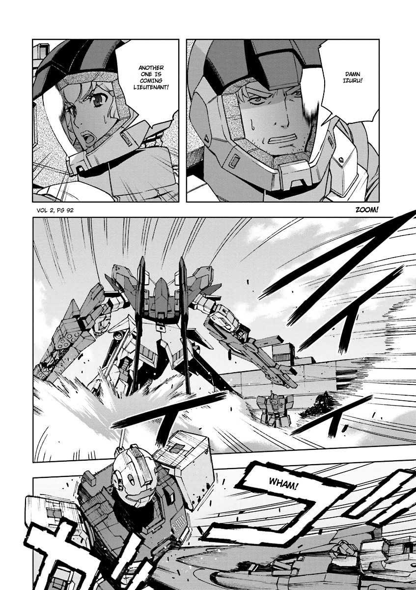 Kidou Senshi Gundam U.c. 0094 - Across The Sky - Vol.2 Chapter 4: Blue Flame Start