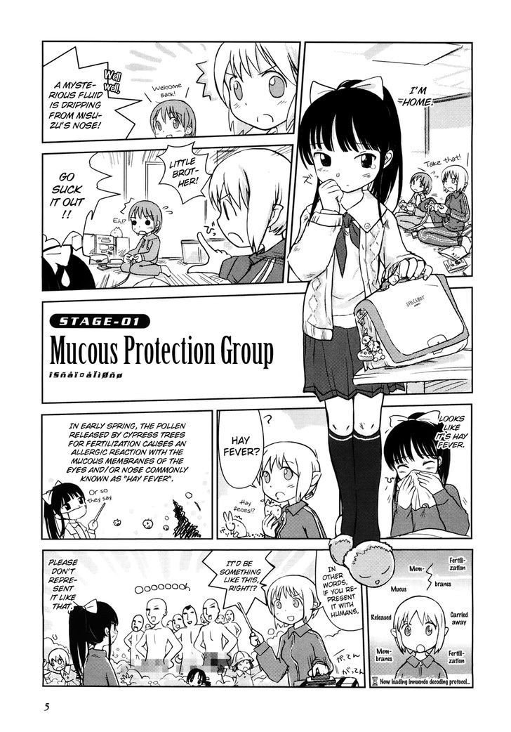 Yuri Seijin Naoko-San - Vol.1 Chapter 1 : Mucous Protection Group