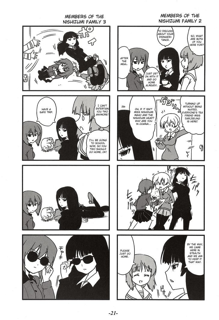 Girls & Panzer - Lovey-Dovey Panzer - Chapter 3 : Non-Stop Hana-San & The Nishizumi Family