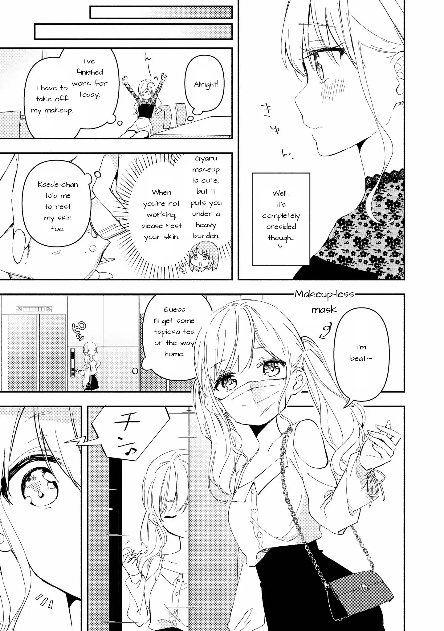 Shibuya: Gal Yuri Anthology - Chapter 6: Suppin Kataomoi (By Mintarou)