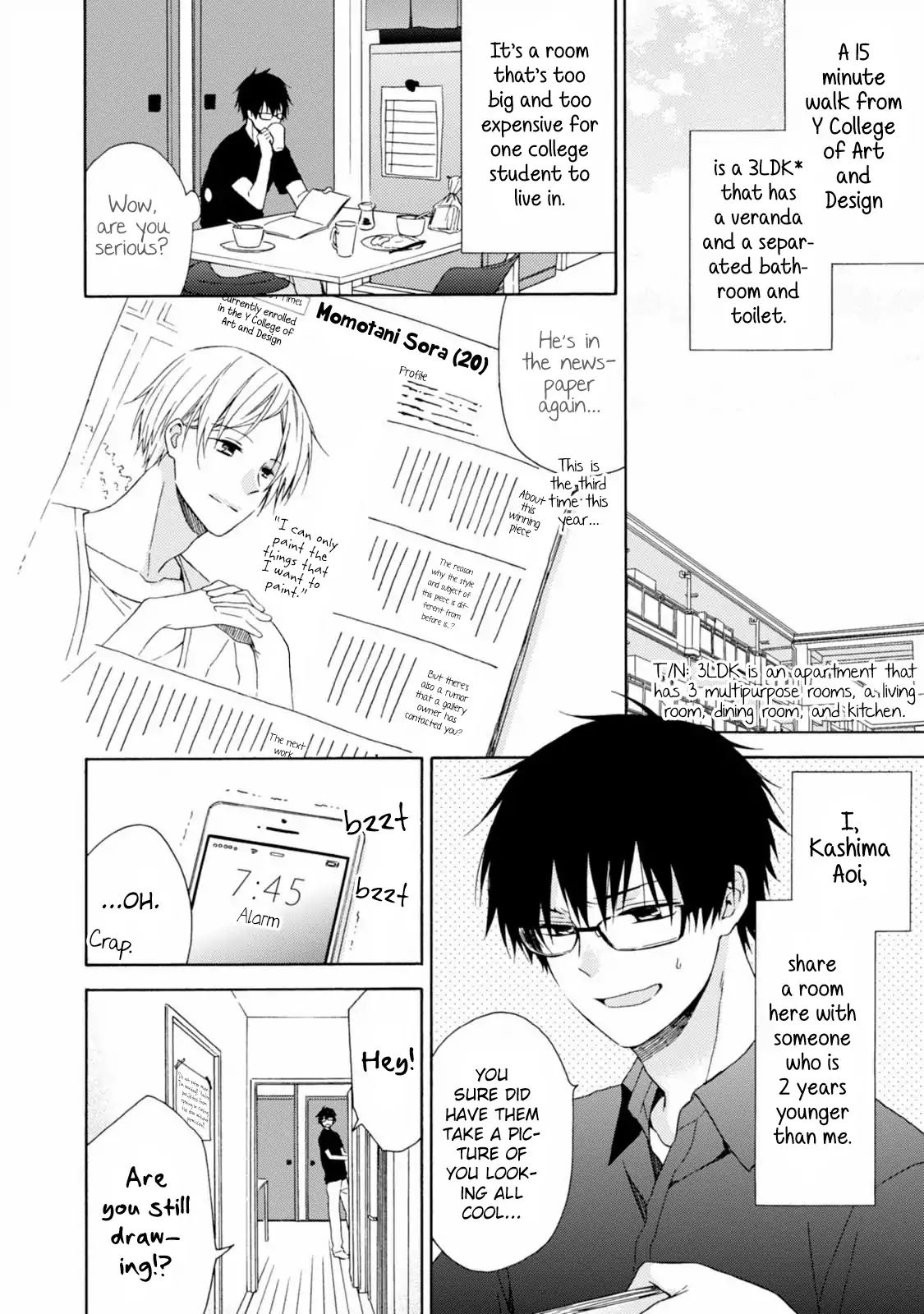 Totsuzen, Doukyonin Ni Marking Saremashita - Chapter 1