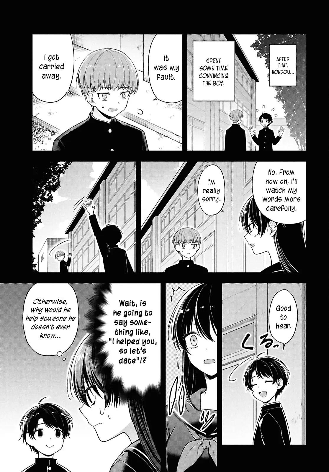 Tonari No Seki No Yankee Shimizu-San Ga Kami O Kuroku Sometekita - Vol.1 Chapter 4