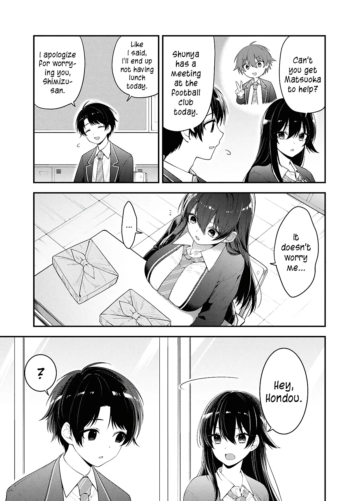 Tonari No Seki No Yankee Shimizu-San Ga Kami O Kuroku Sometekita - Vol.1 Chapter 3