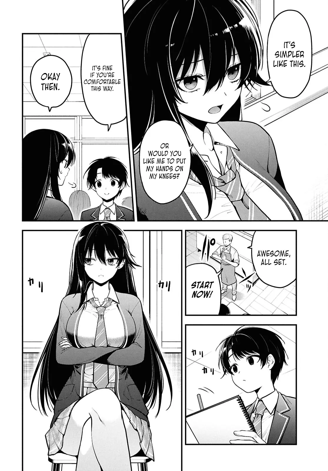 Tonari No Seki No Yankee Shimizu-San Ga Kami O Kuroku Sometekita - Vol.1 Chapter 1