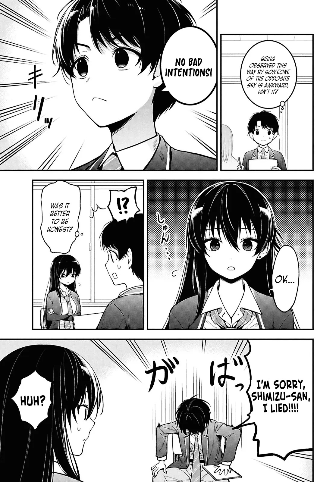 Tonari No Seki No Yankee Shimizu-San Ga Kami O Kuroku Sometekita - Vol.1 Chapter 1