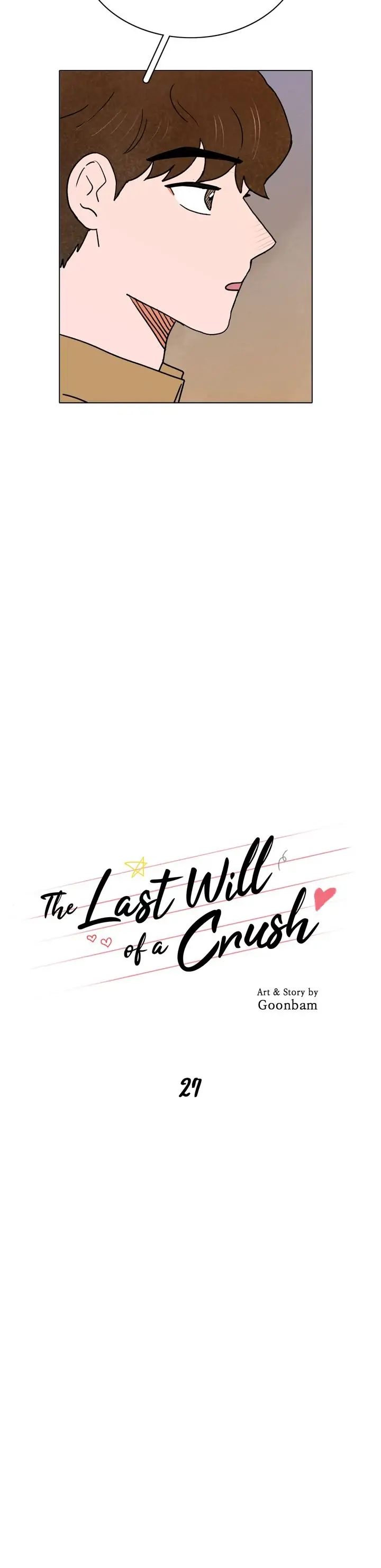 The Last Will Of A Crush - Chapter 27