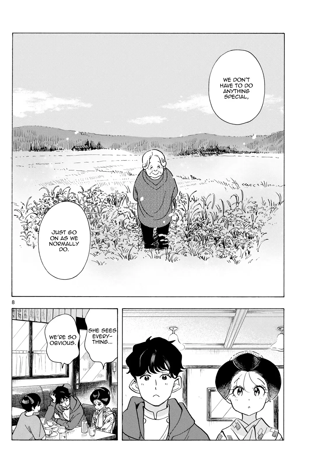 Maiko-San Chi No Makanai-San - Vol.28 Chapter 299: Greeting Them Together, All Three Of Us