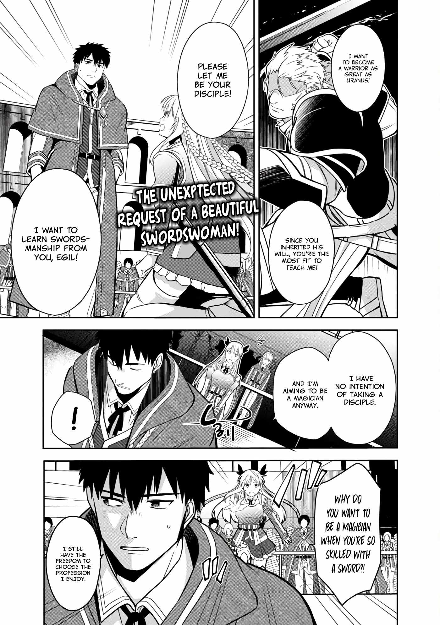 The Reincarnated Swordsman With 9999 Strength Wants To Become A Magician! - Chapter 4