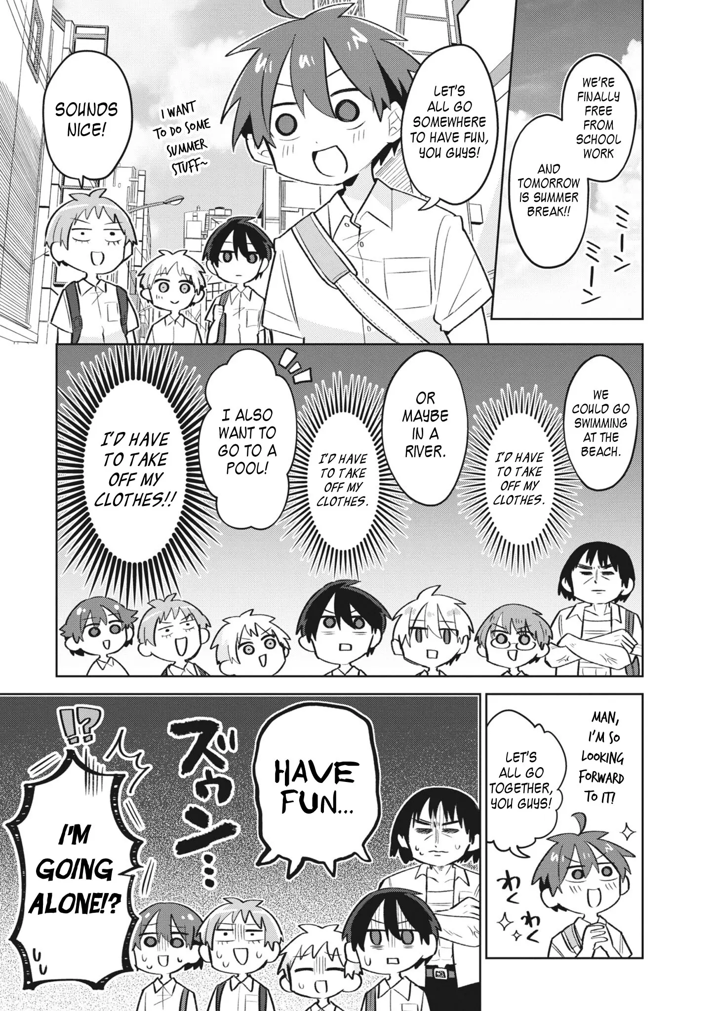 Puberty, An All Boys School!? And Nakano-Kun - Vol.2 Chapter 10: Suddenly Getting Closer!? A Test Of Courage