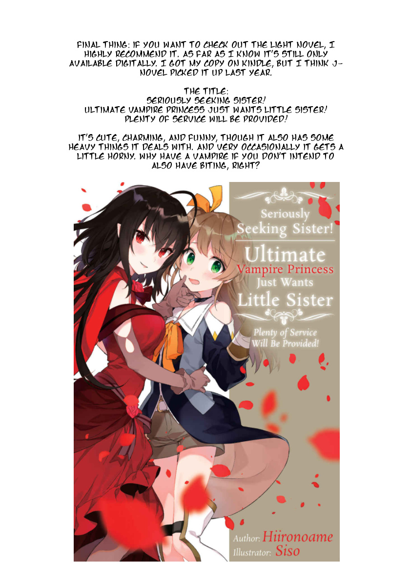 Saikyou No Kyuuketsuhime Wa Imouto Ga Hoshii!! - Chapter 6