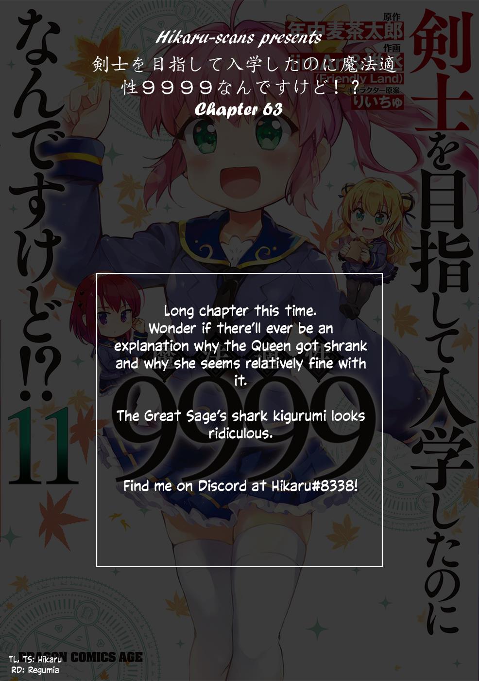 Kenshi O Mezashite Nyugaku Shitanoni Maho Tekisei 9999 Nandesukedo!? - Chapter 63: Forward, Into The Unknown!