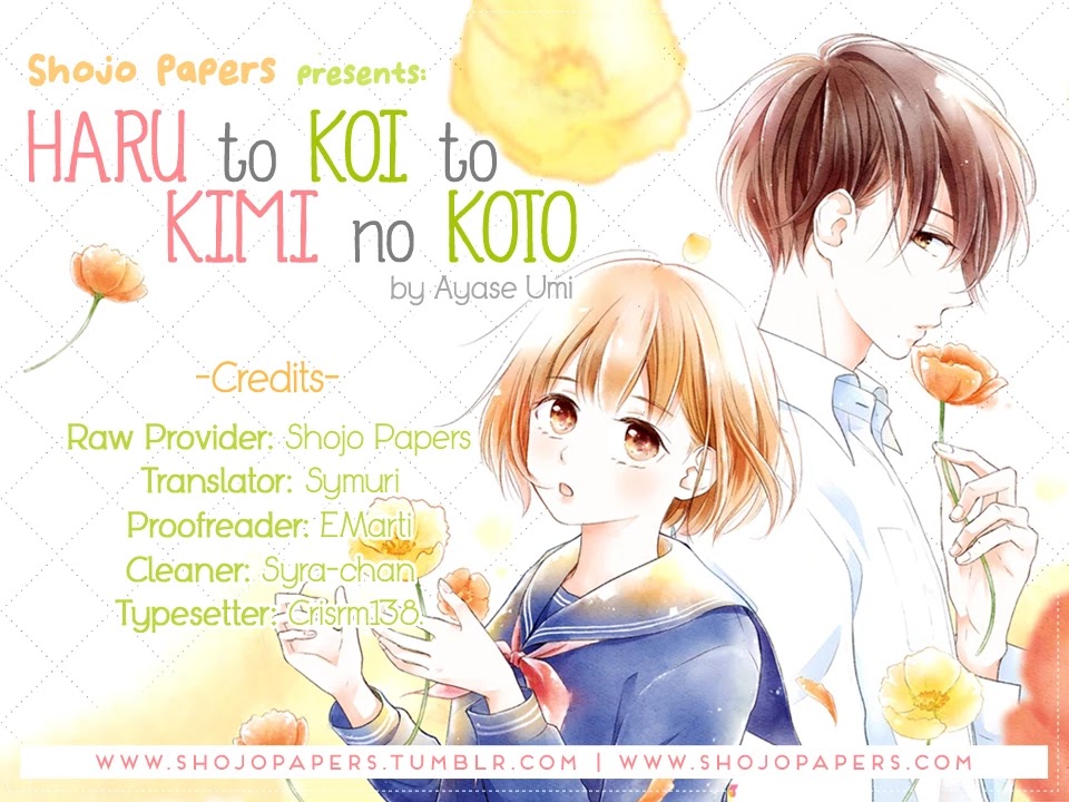 Haru To Koi To Kimi No Koto - Chapter 19