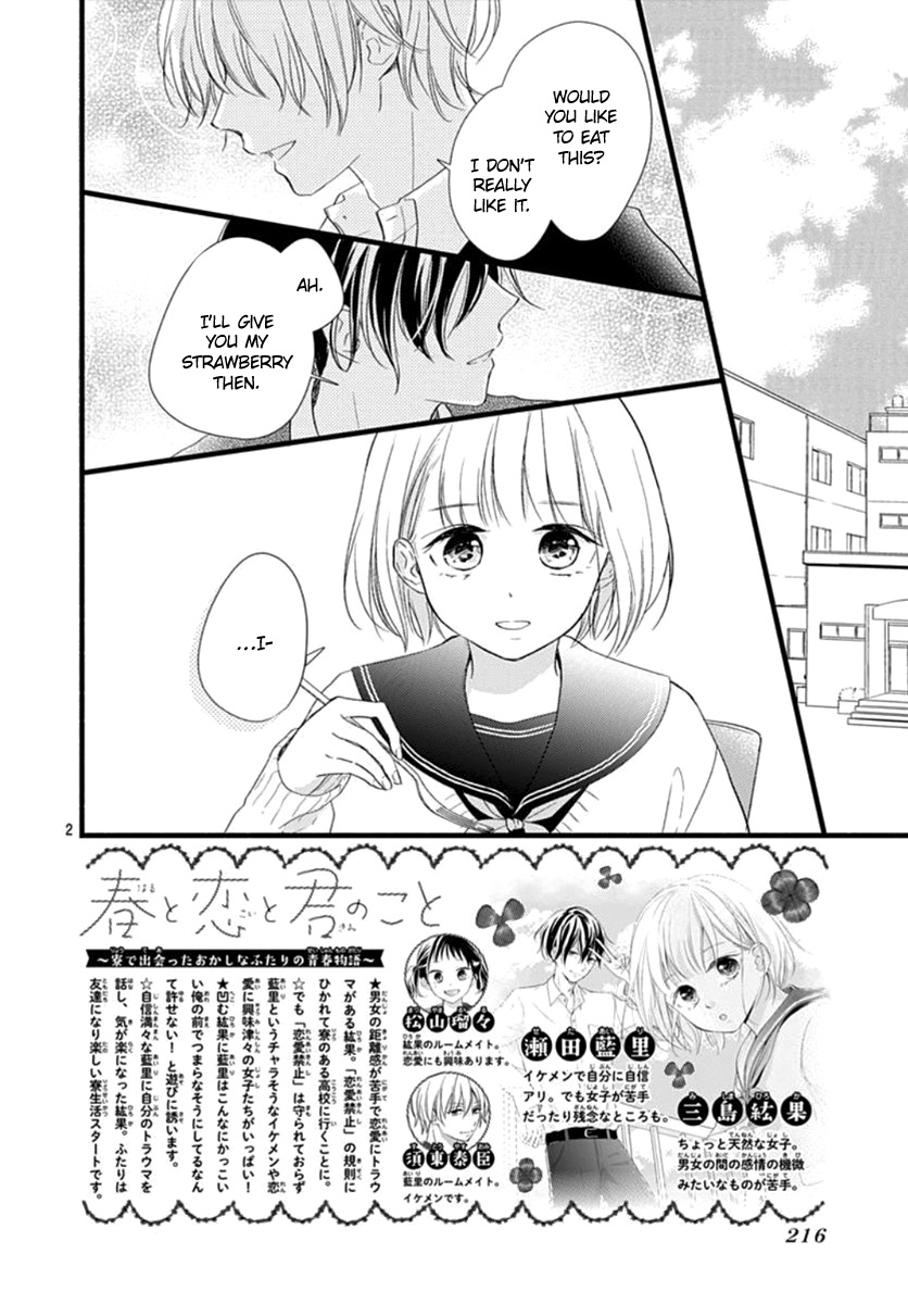 Haru To Koi To Kimi No Koto - Vol.1 Chapter 2