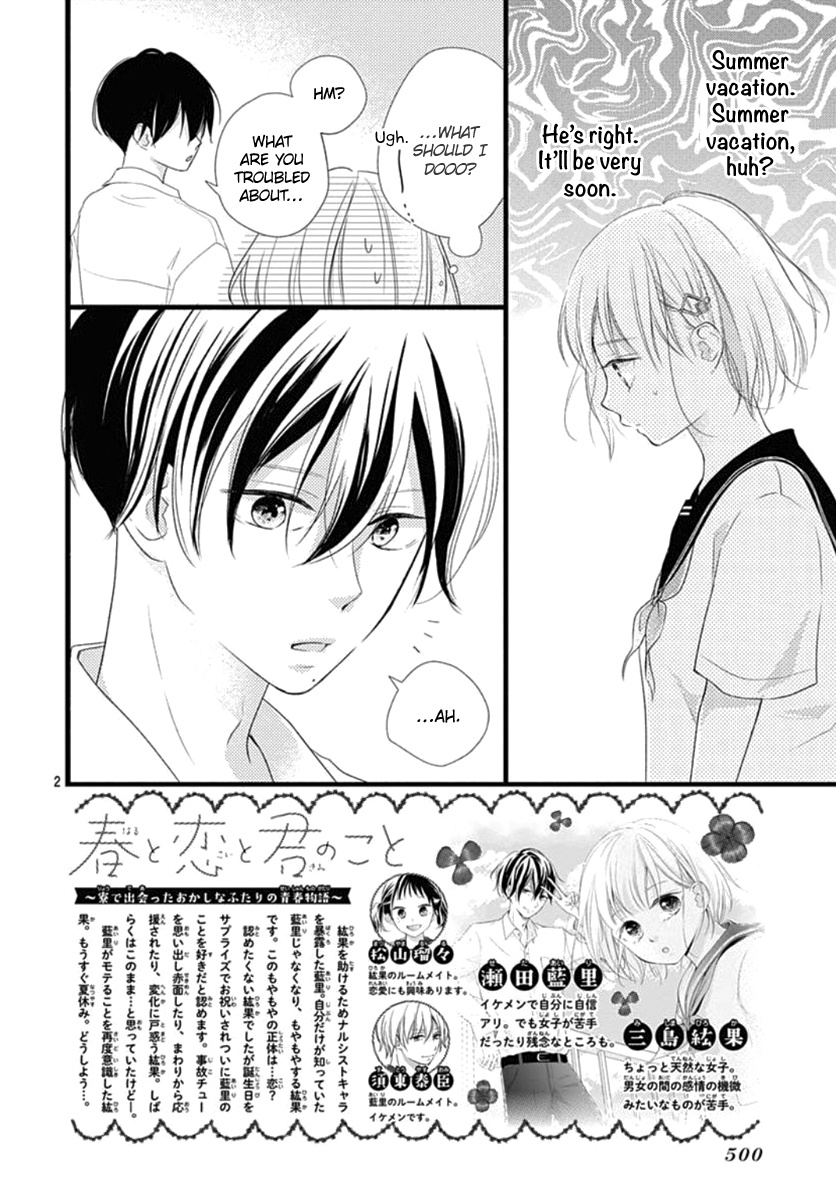 Haru To Koi To Kimi No Koto - Vol.2 Chapter 8