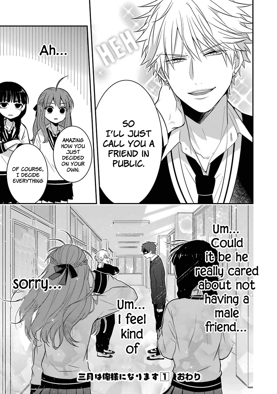 Sangatsu Wa Ore-Sama Ni Narimasu - Chapter 8: Love And Friendship