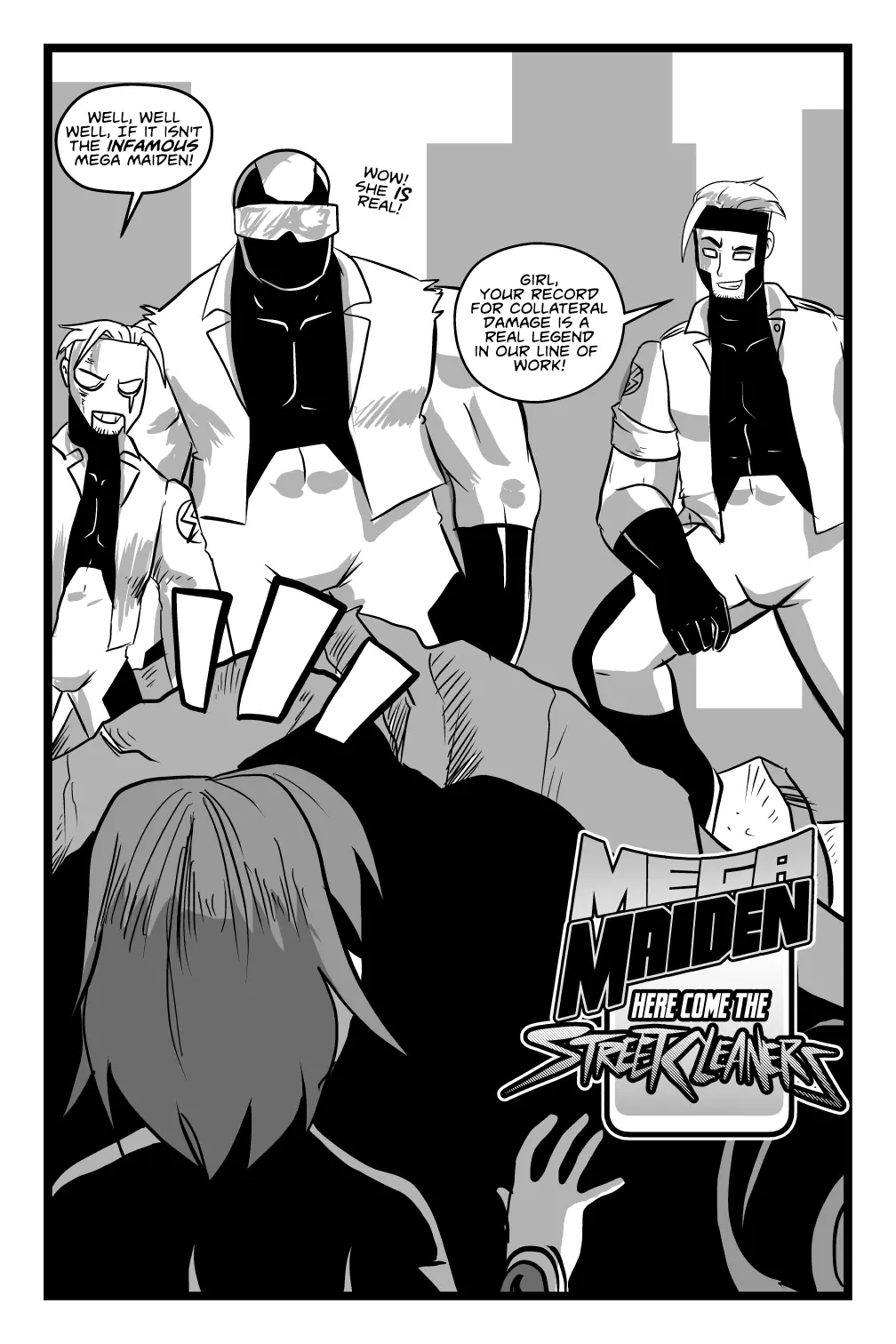 Mega Maiden - Vol.3 Chapter 12: Here Come The Street Cleaners