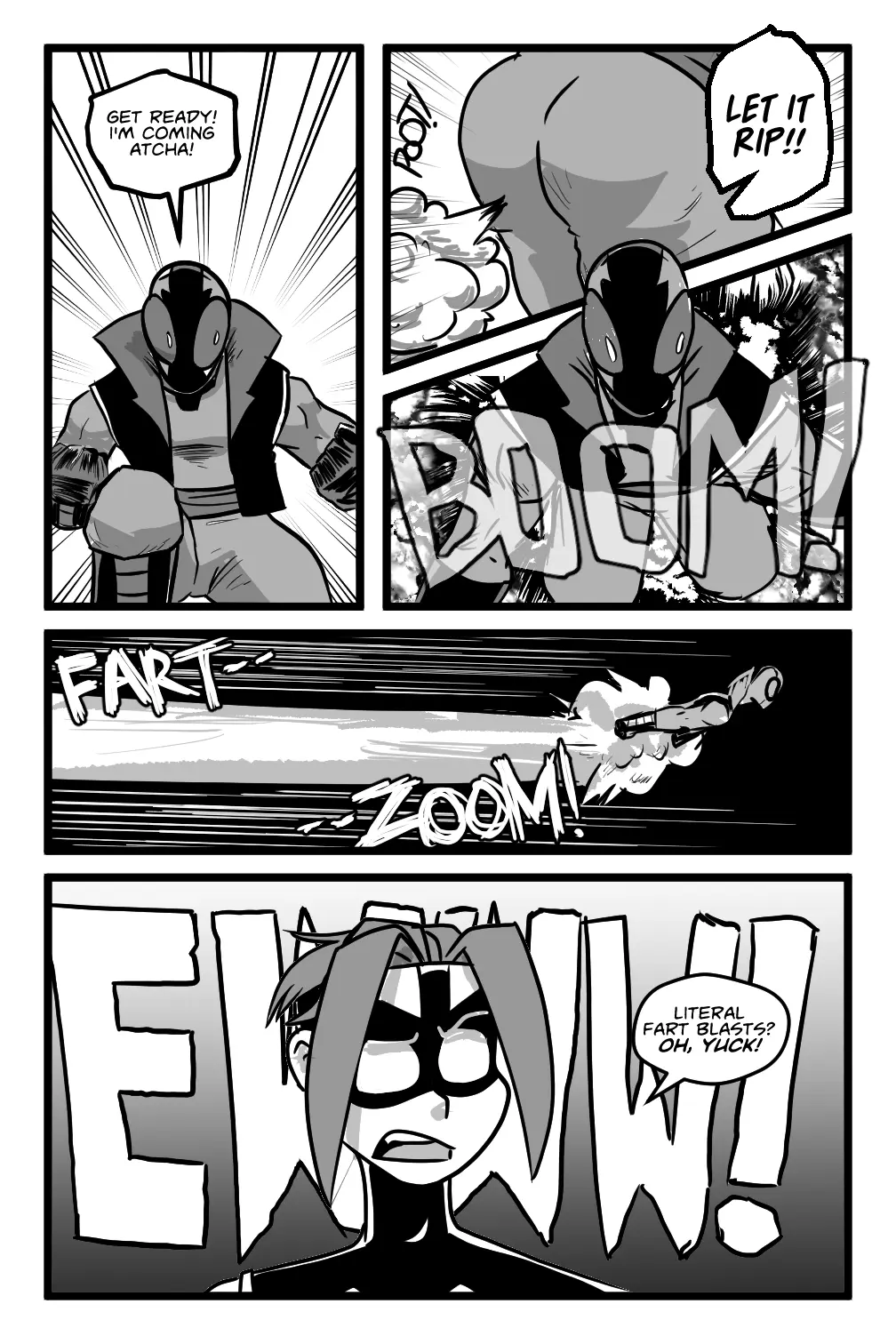 Mega Maiden - Vol.4 Chapter 18: Blasted Turbo Revvin’ Young Punk!