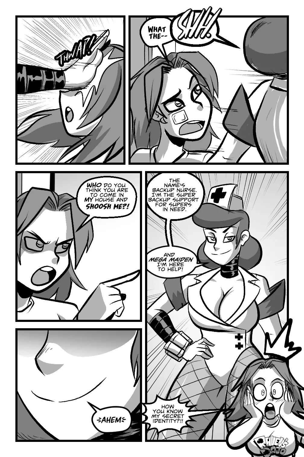 Mega Maiden - Vol.3 Chapter 11: Back-Up Support For Supers…?!