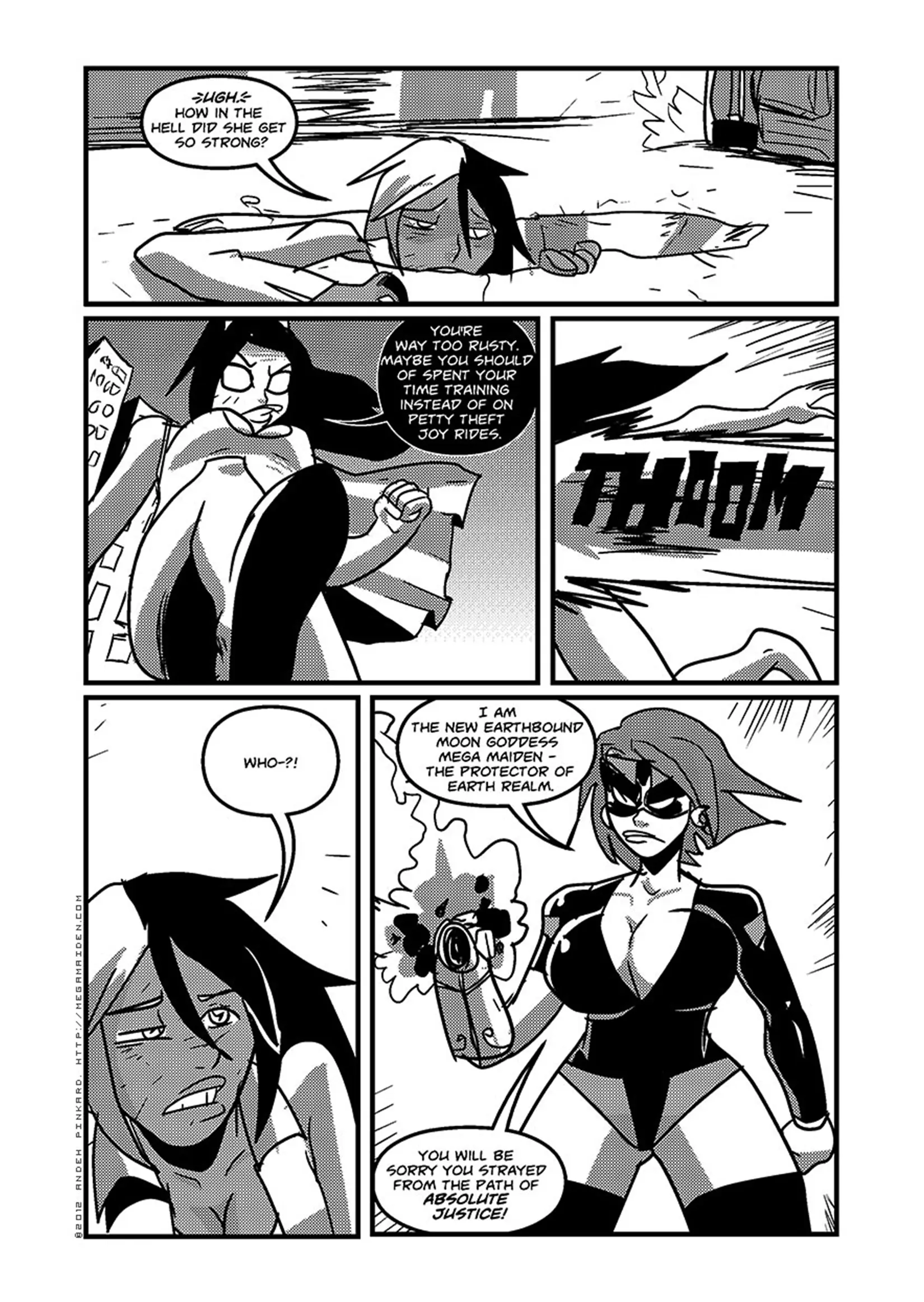 Mega Maiden - Vol.1 Chapter 4: Thunder Booty Strikes!