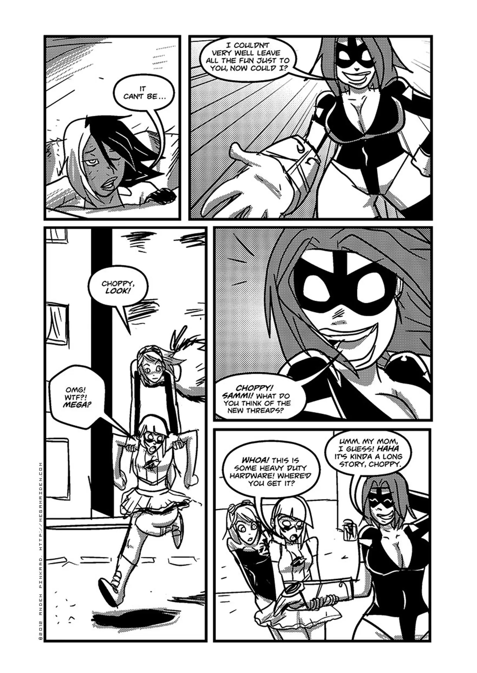 Mega Maiden - Vol.1 Chapter 4: Thunder Booty Strikes!