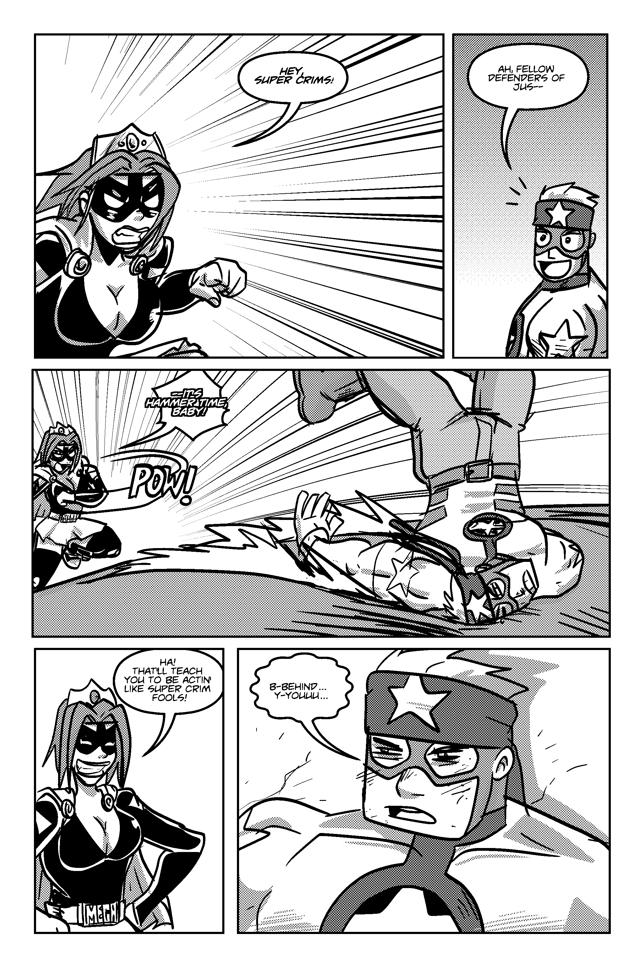 Mega Maiden - Vol.1 Chapter 2: Introducing: The American Riot!